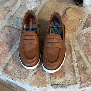 Cole Haan Tan Leather Penny Slip-On Loafers - Size 5